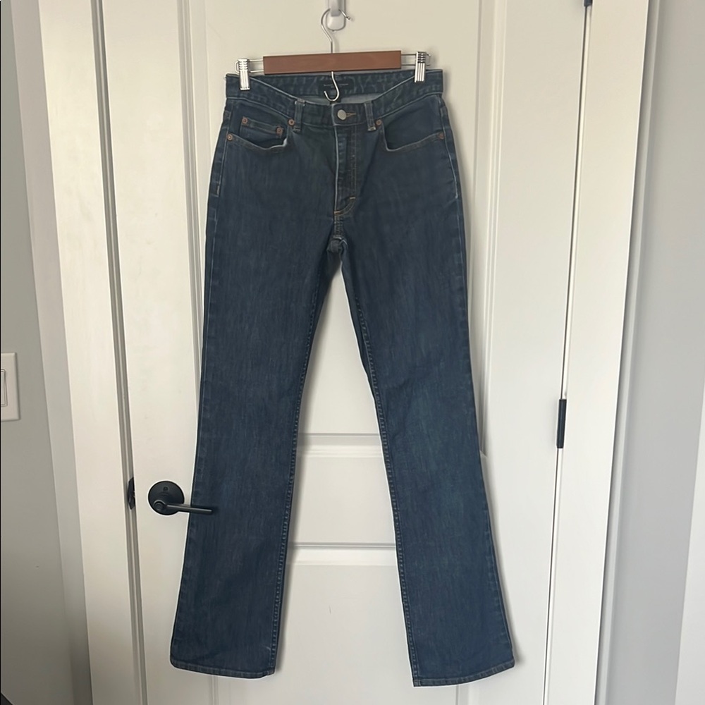 Banana Republic Women’s Dark Blue Boot Cut Stretch Jeans size L4